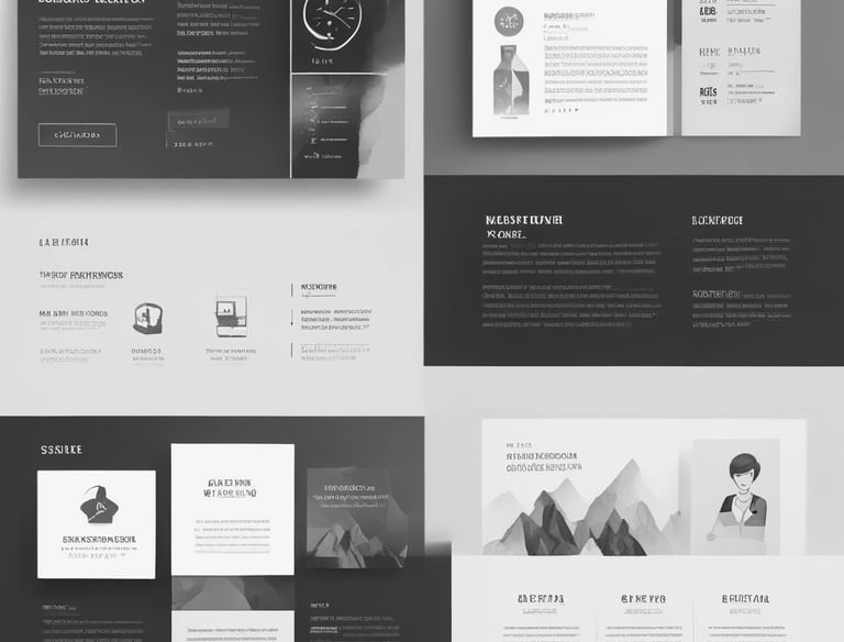 Dark-themed abstract visualization of data points connecting in a network.