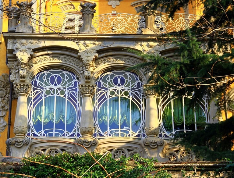 Villa Scott iconic art nouveu house in Torino
