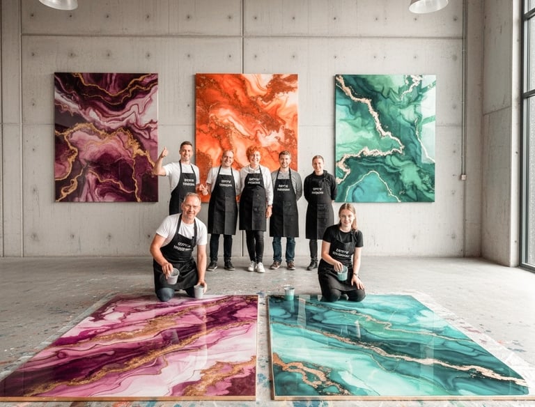 epoxy marble effect training