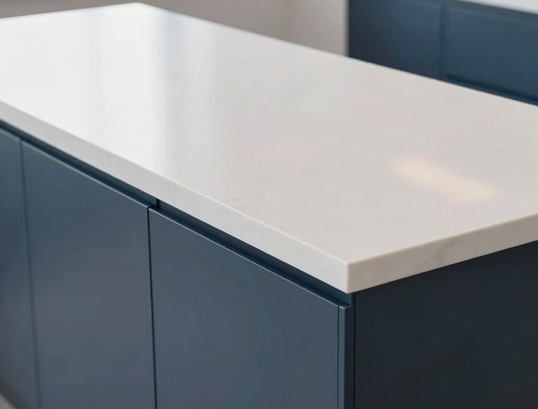 a man riding a skateboard down a street next to tall buildings