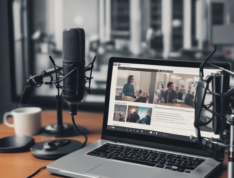 a man riding a skateboard down a street next to tall buildings