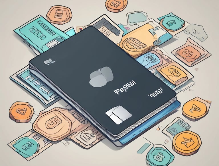 Close-up of hands signing a finance agreement with a calculator and laptop nearby.