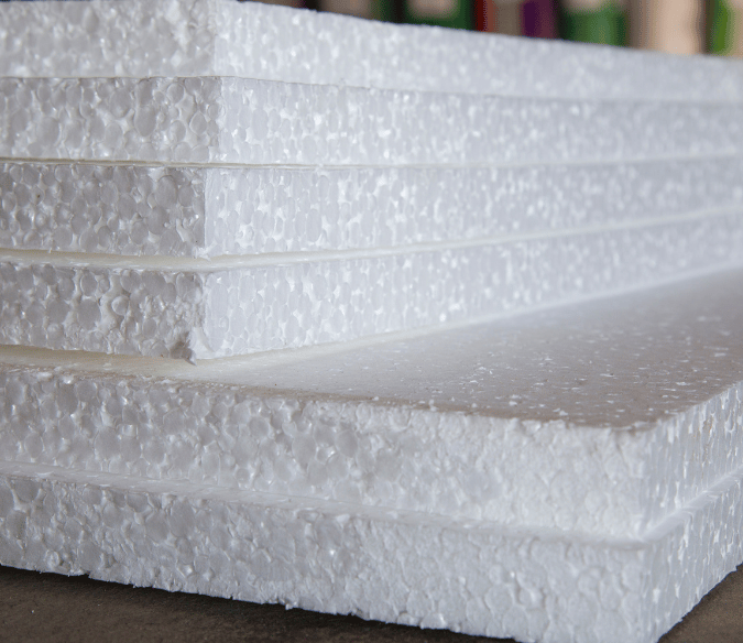 Placas de isopor para enchimento de piso e regularização