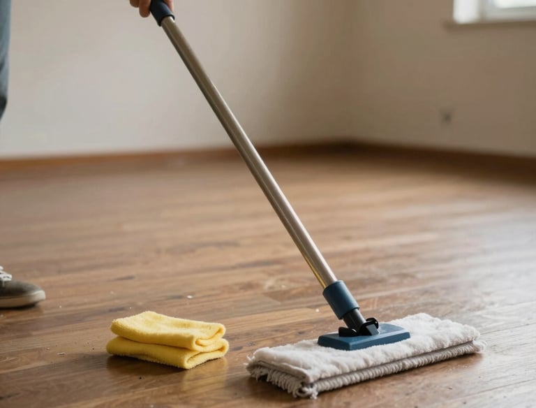a man riding a skateboard down a street next to tall buildings