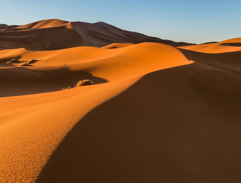 Erg Chebbi sand dunes in Merzouga during a 3 days Sahara desert tour