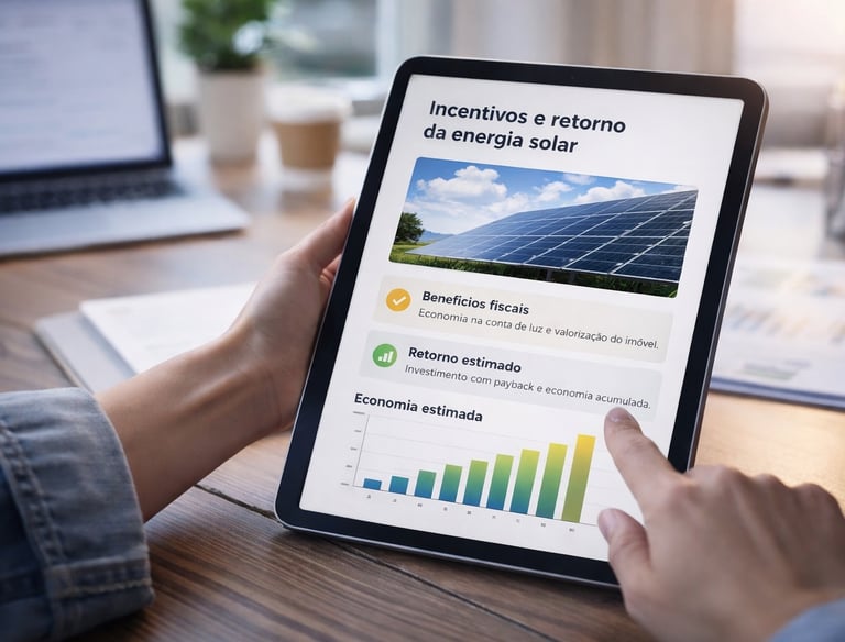 guia explicando como funciona energia solar