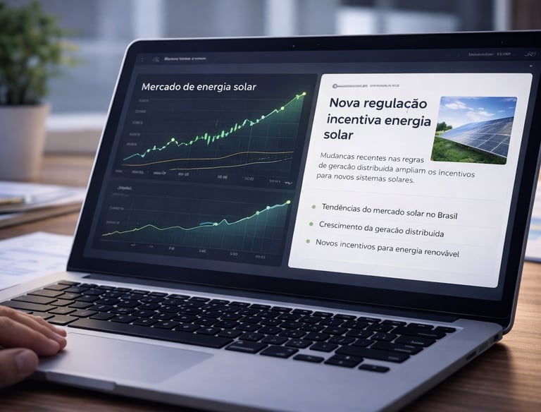 notícias e mercado de energia solar