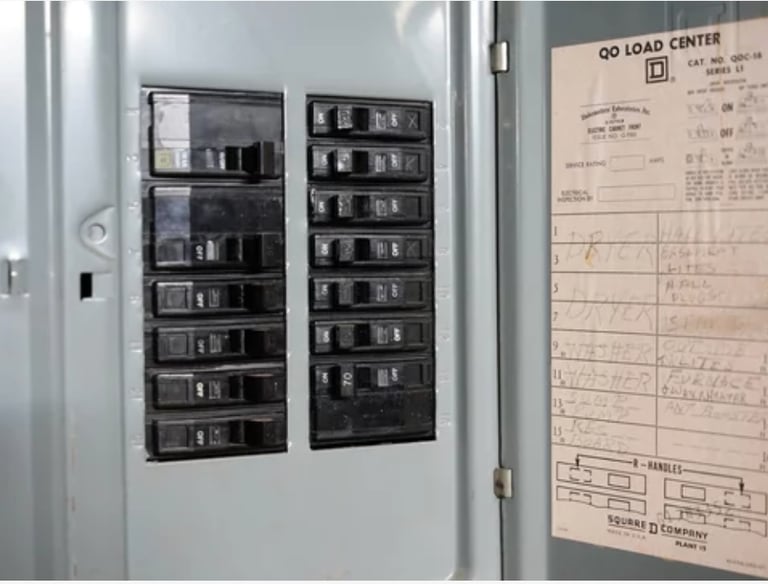 Electrical panels, dishwashers, stoves, disposals and outlets will be checked.