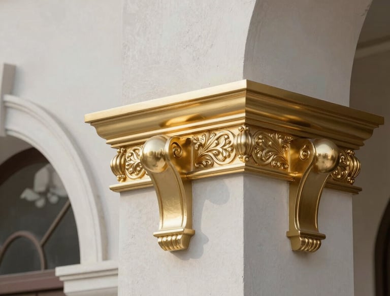 Luxurious matte black metal trims accentuating a modern staircase design.