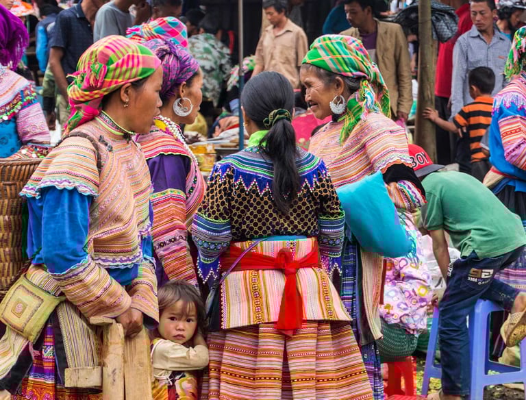 Minorités ethniques dans le nord du Vietnam