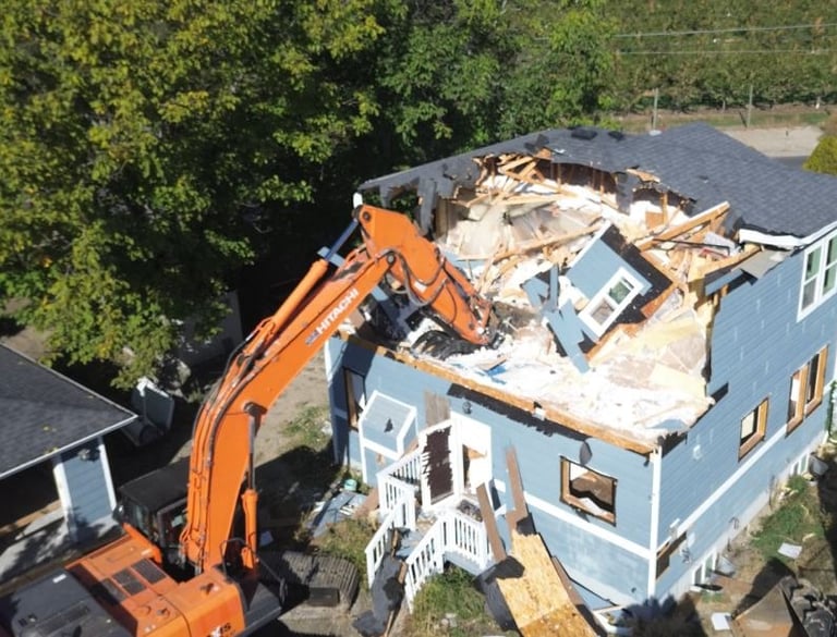 Demolition of a House