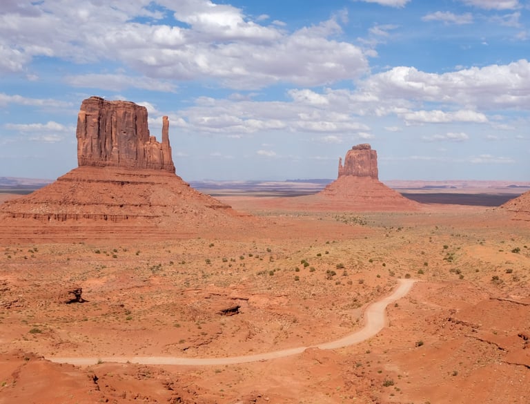 monument valley lever de soleil van usa