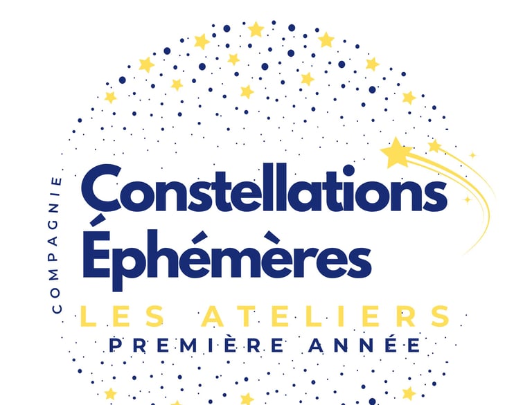 Logo Constellations Éphémères les ateliers première année