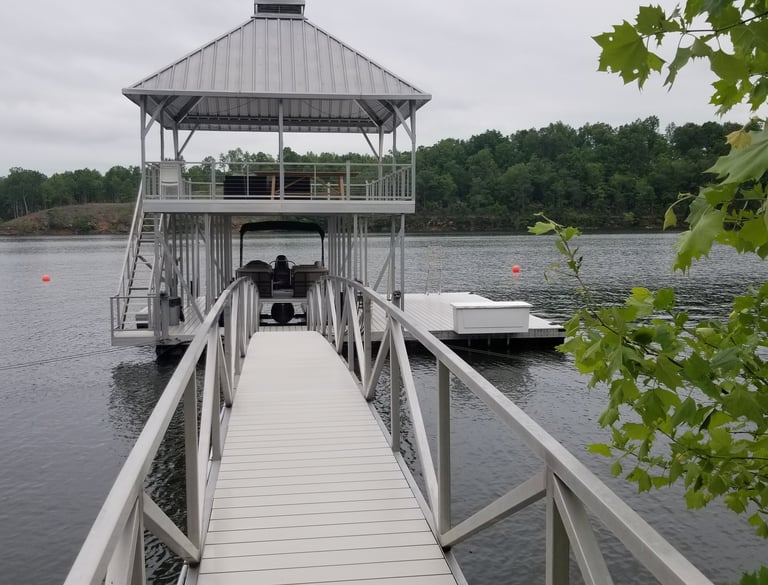 after boat dock washing Smith Lake AL