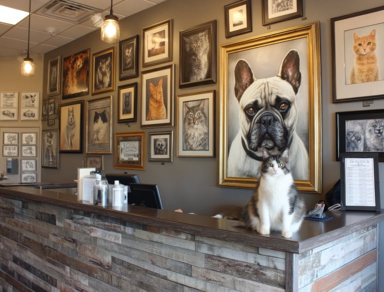 Clean vet clinic