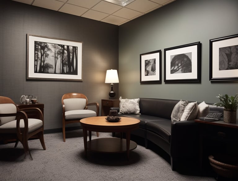 Clean therapy room 