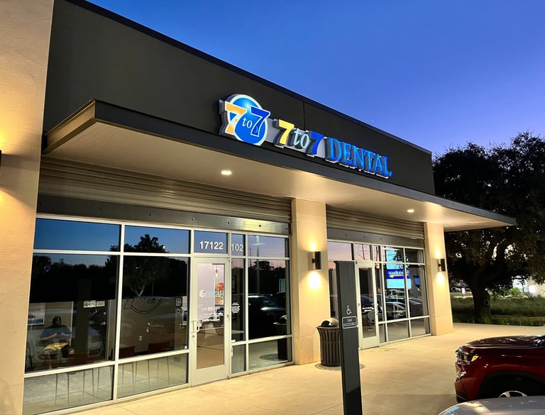 7 to 7 Dental Cleaned Windows