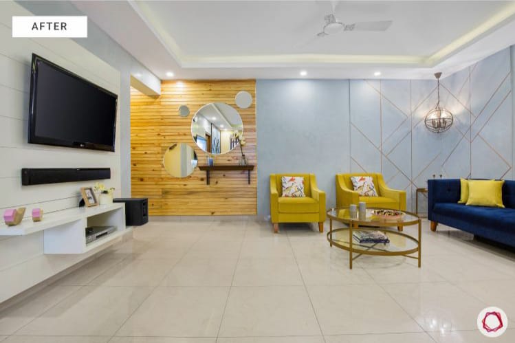 Premium Living Room Interior Contractor and Design Studio in Boisar Palghar by trustedfix