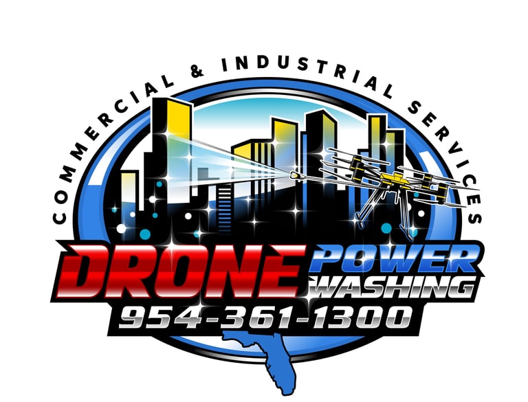 official logo drone power washing