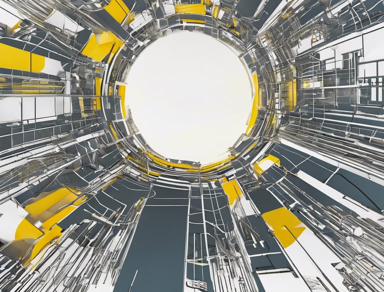 a circular shaped object with a circular shape