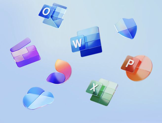 a bunch of different types of office icons