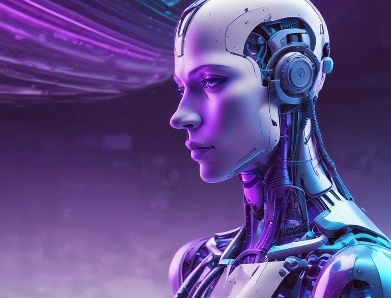 Automated marketing dashboard showing AI-driven campaign analytics.