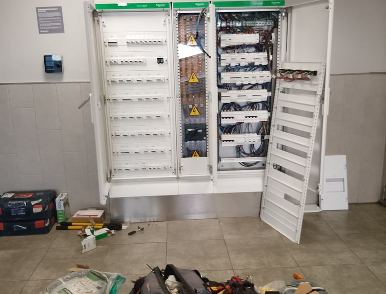 Electric commercial electrical wiring and electrician Roldan Torre Pacheco Professional Electrician 
