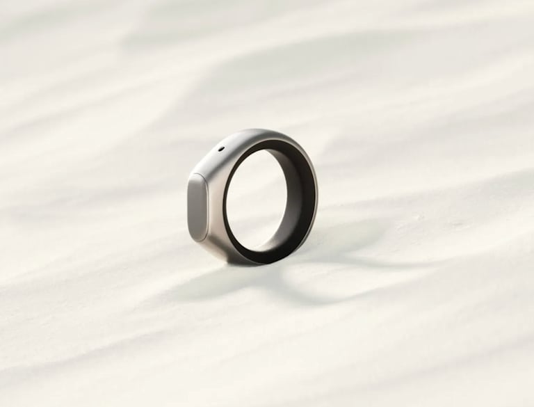 a silver ring