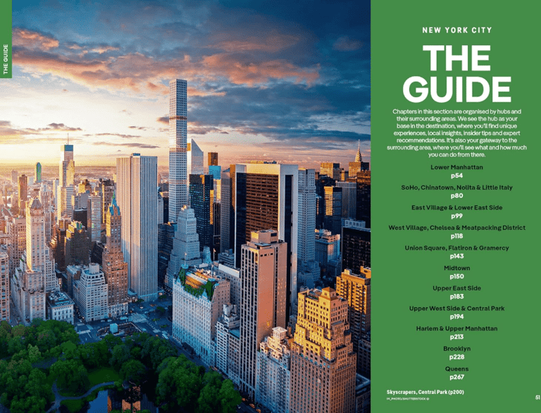 The vibrant cityscape of New York City