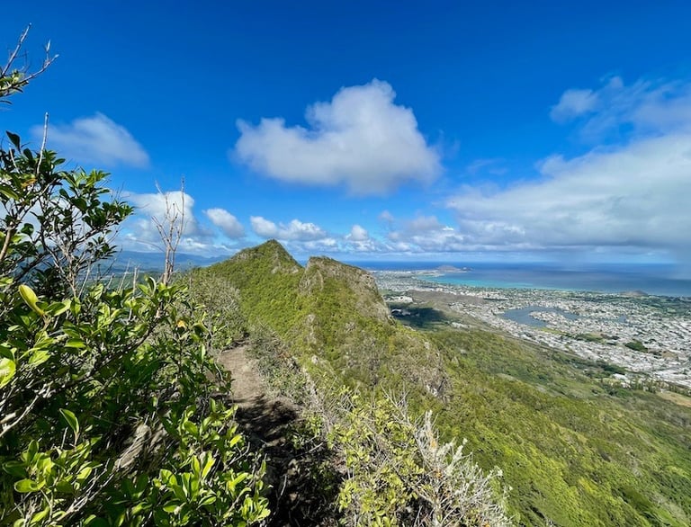 Olomana Trail Three Peaks O'ahu Hawai'i