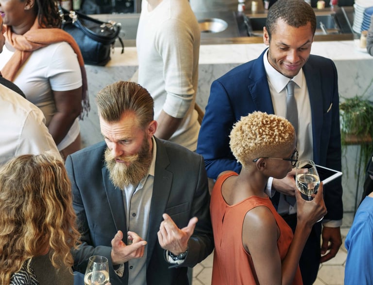 Déjeuner de professionnels