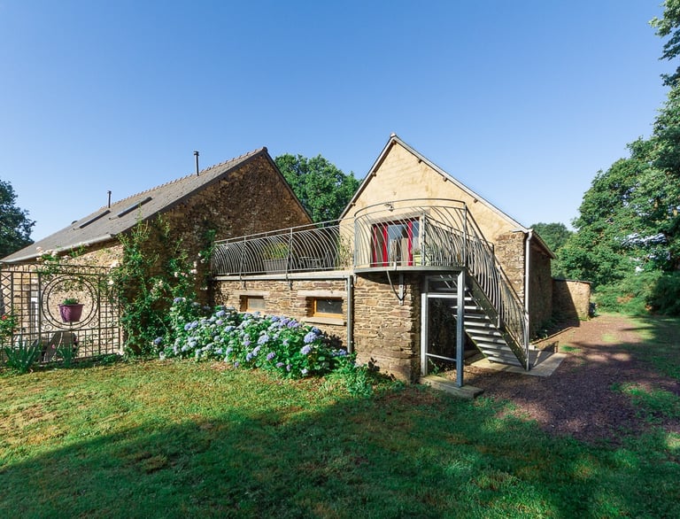 Le gîte et son accès privatif