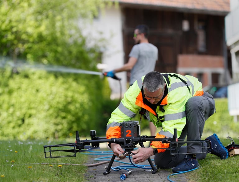 SDS - Swiss Drone Services plovimo įranga