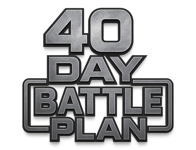 The 40 Day Battle Plan Logo