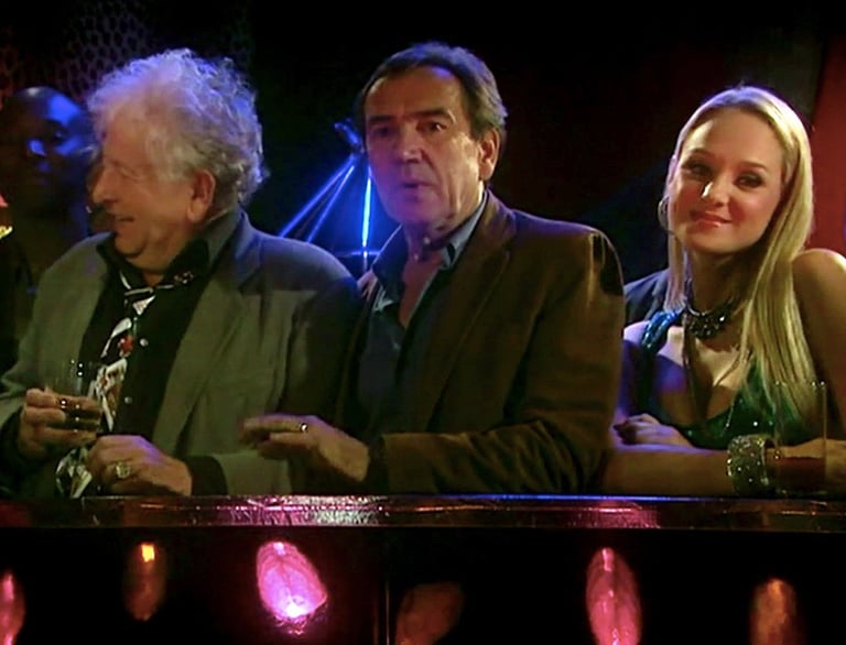 Nicky Ladanowski, Robert Lindsay and Keith Barron in My Family BBC