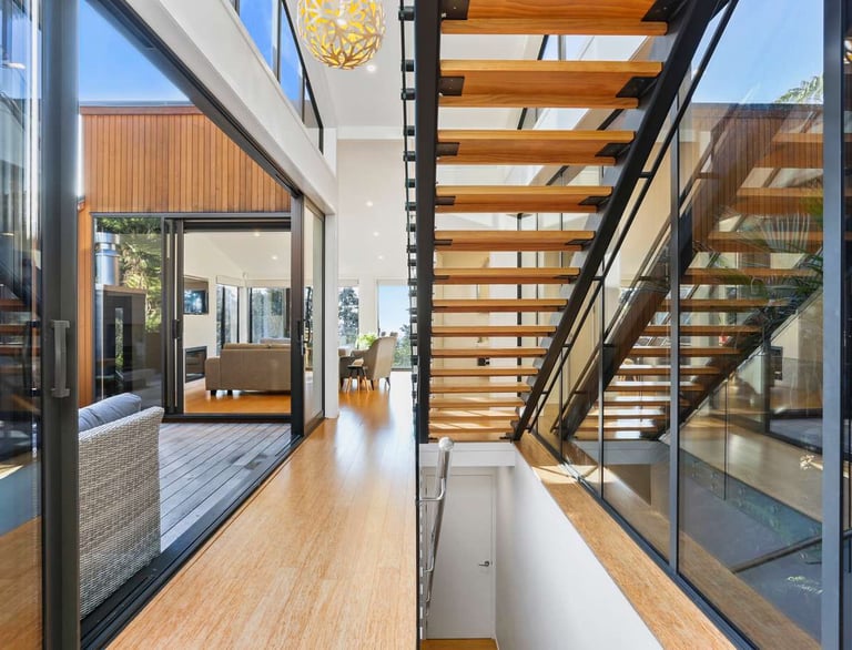 custom staircase Highend Homes Auckland builder