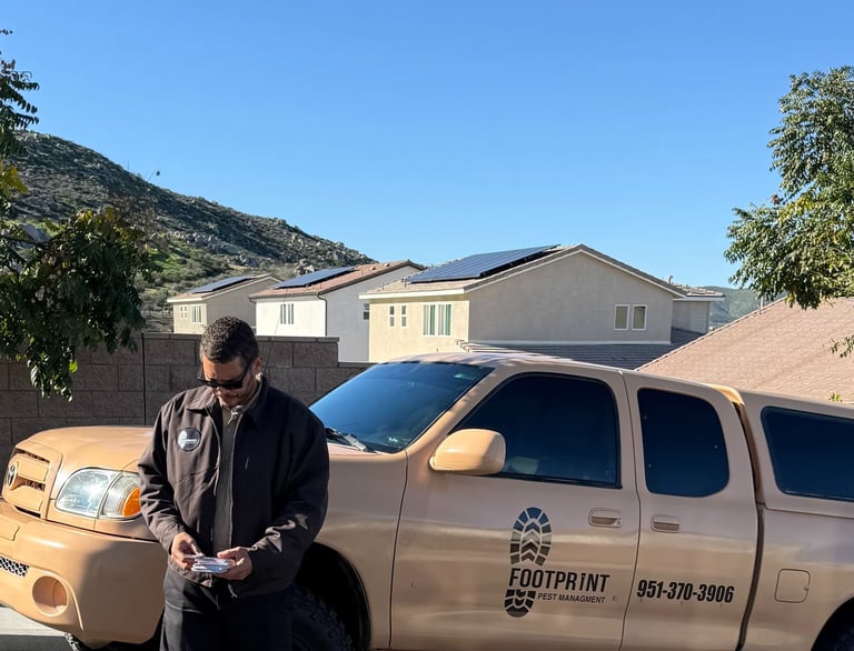 Professional exterminator providing residential and commercial pest control services.