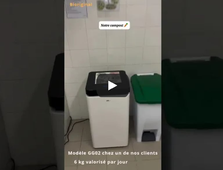 Biodigesteur installé chez un traiteur