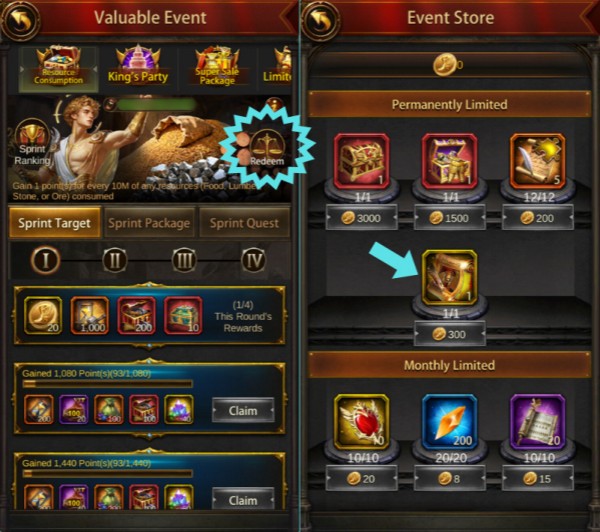 Get Epic Historic General Premium from Resource Consumption