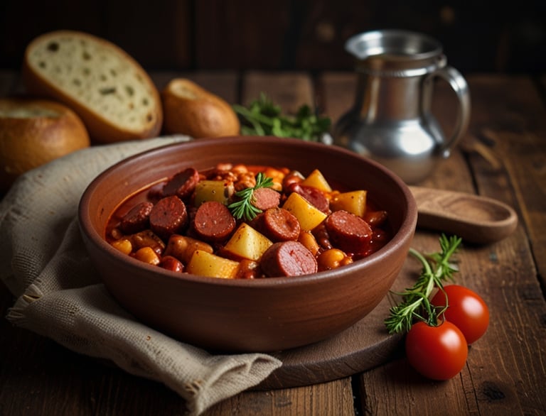 Bean goulash/Babgulyás