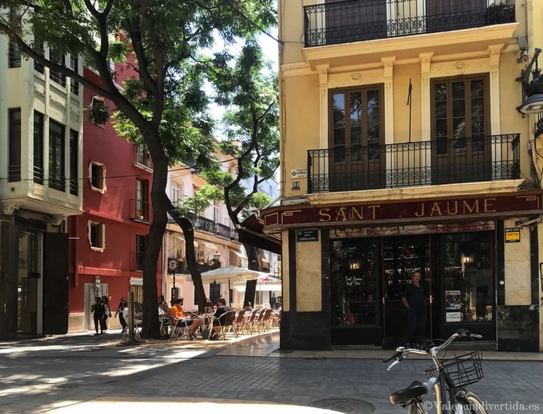 Fachada del bar San Jaume en Valencia