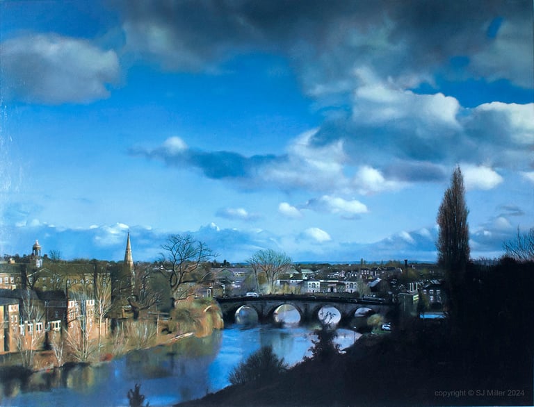 The English Bridge, Shrewsbury © SJ Miller 2024