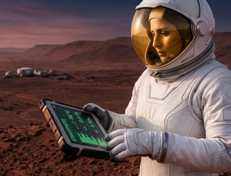 Top Quark Film Fest space woman on Mars