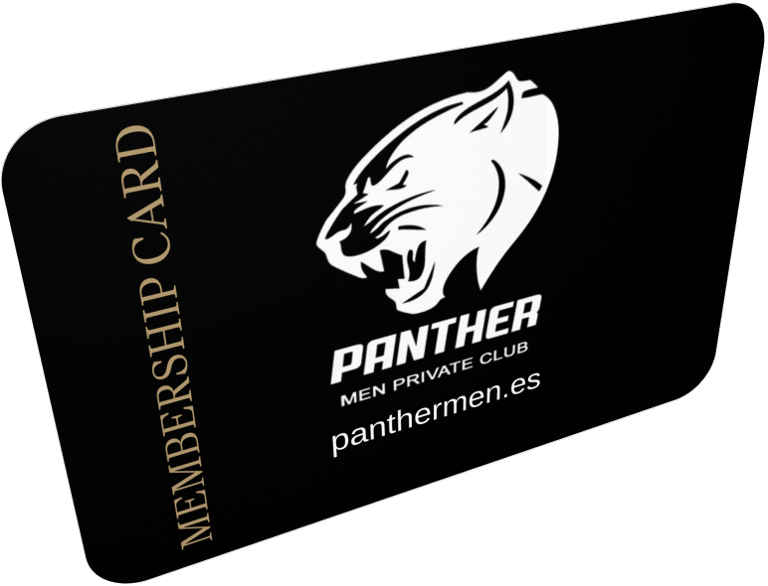 Panther Men private Club - Membership Card