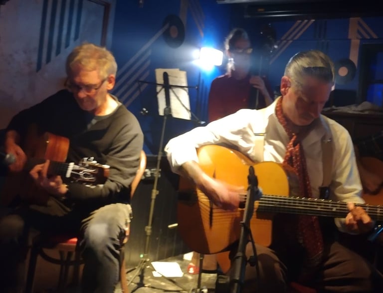 Paul Paterson and John Carnie of Celtic Django Project