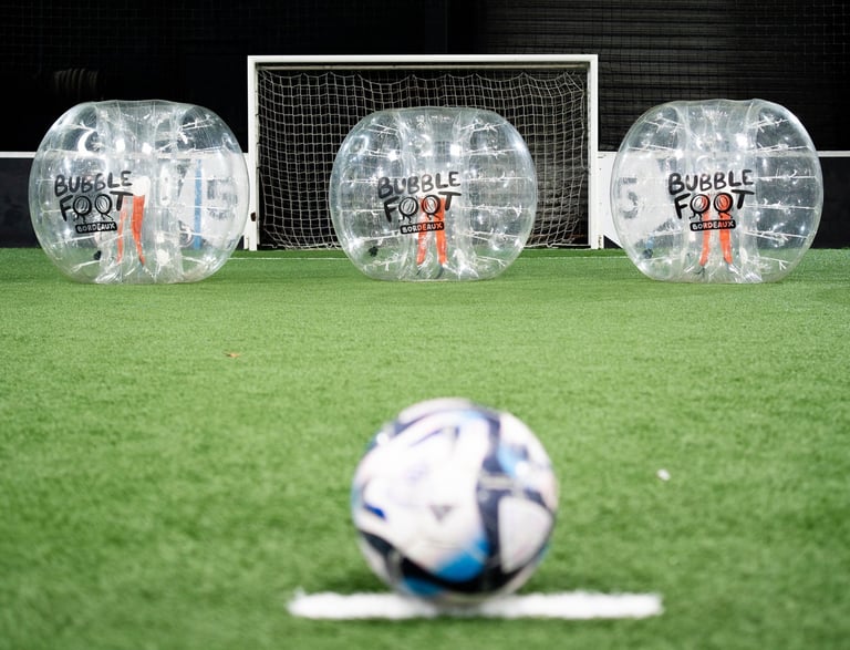 bubble foot avec des bulles neuves
