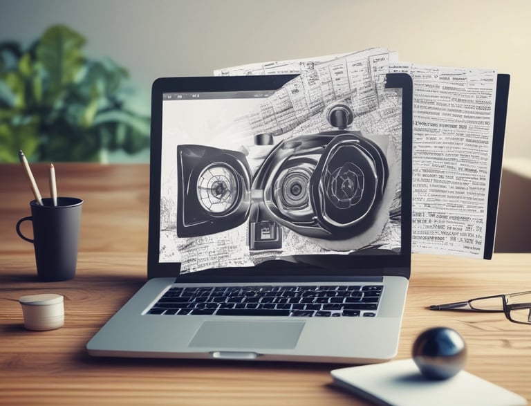 A friendly professional team member answering a phone call in a modern office.
