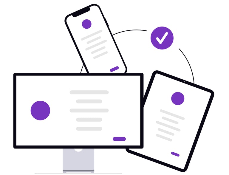 Cloud sync illustration showing fast and secure video downloading from multiple platforms like YouTube, Instagram, and TikTok