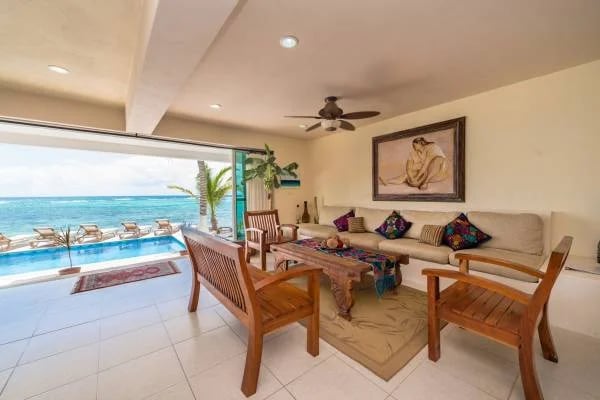 lounge area for bereaved moms retreat