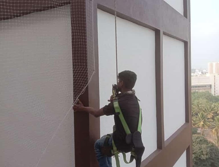 Duct Area nets installation in Bangalore